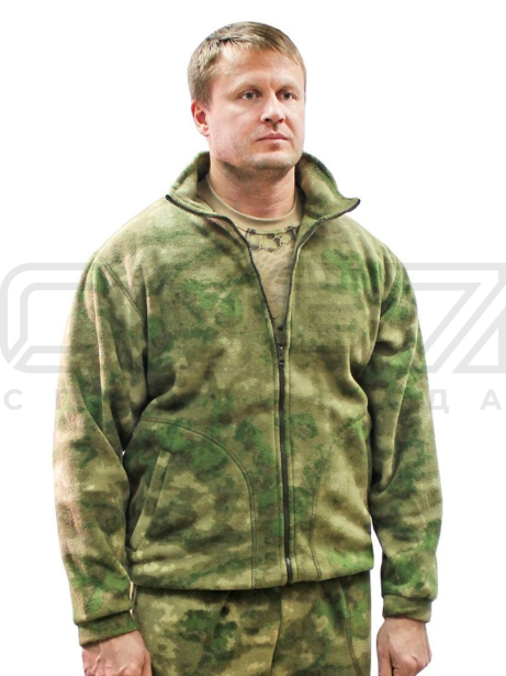 Толстовка флисовая Никс цв.атак-зелёный 1